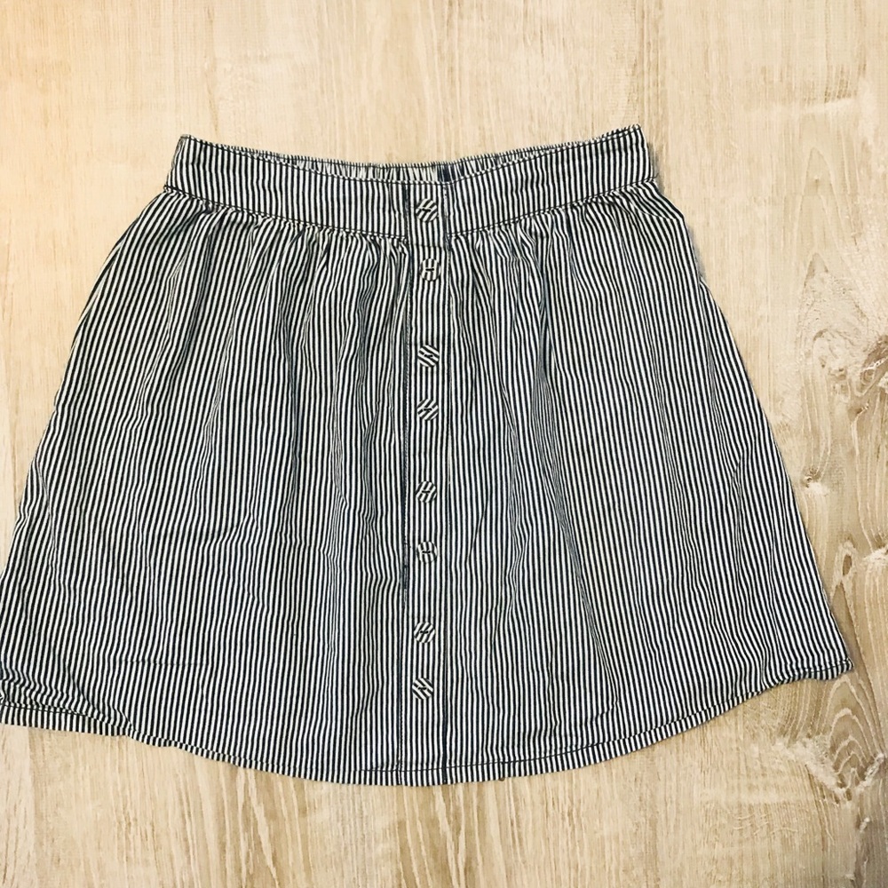 Pinstripe Mini Skirt